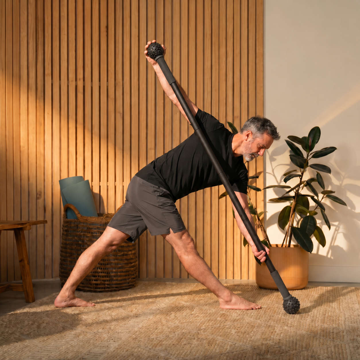 Stretch & Mobility Stick (+Free Training Guide)
