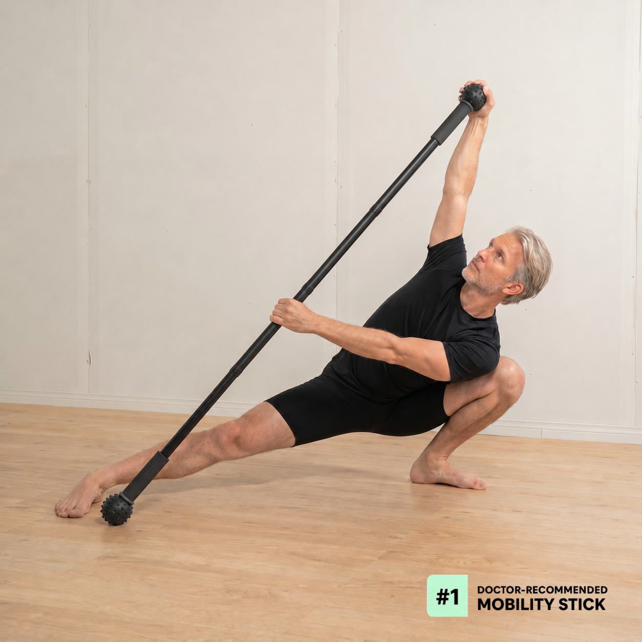 Stretch & Mobility Stick (+Free Training Guide)